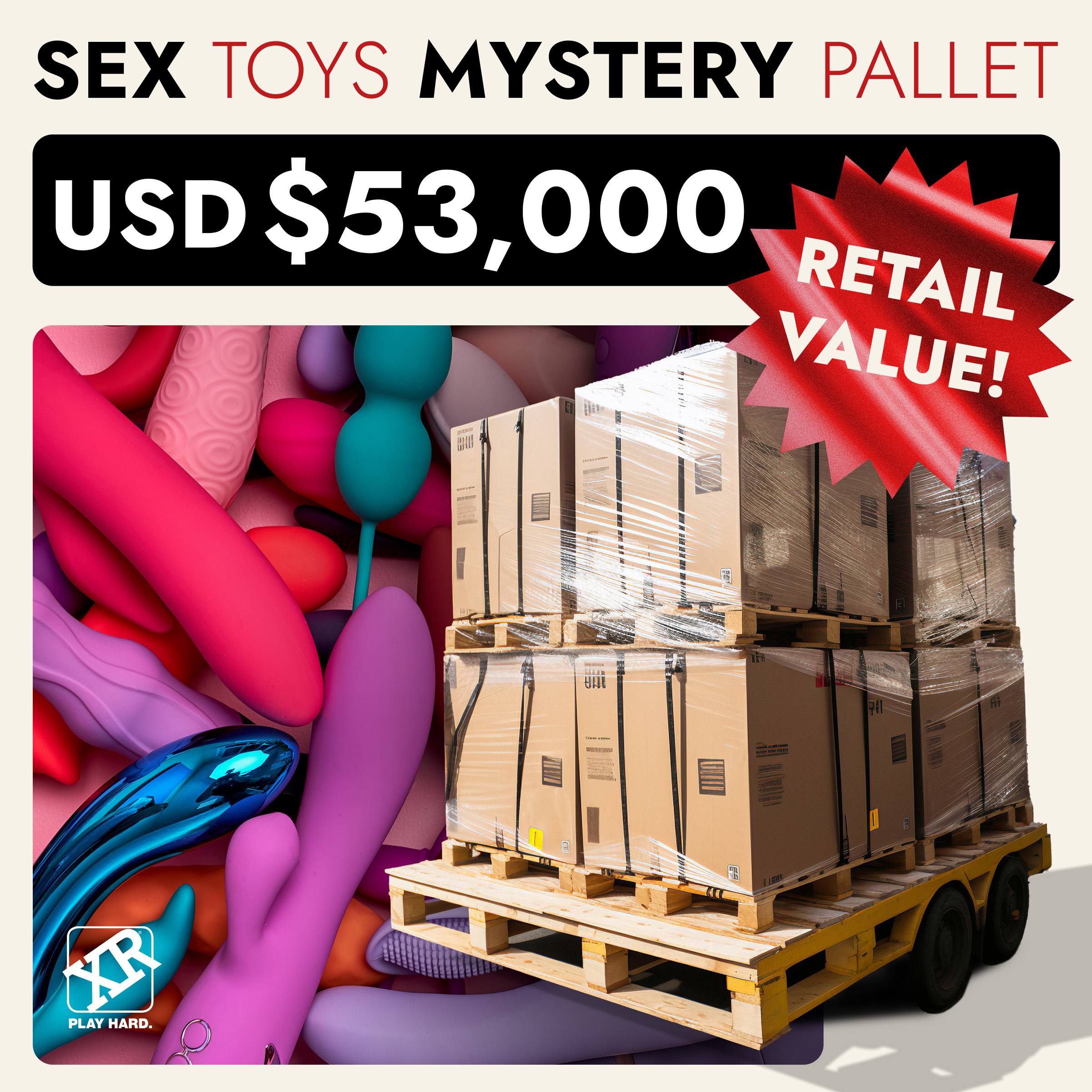 Sex Toys Mystery Pallet: Sex Toy Distributing