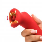 Plump Kiss Sucking and Vibrating Clitoral Stimulator