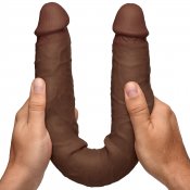 17.75 Inch Double Dildo - Dark