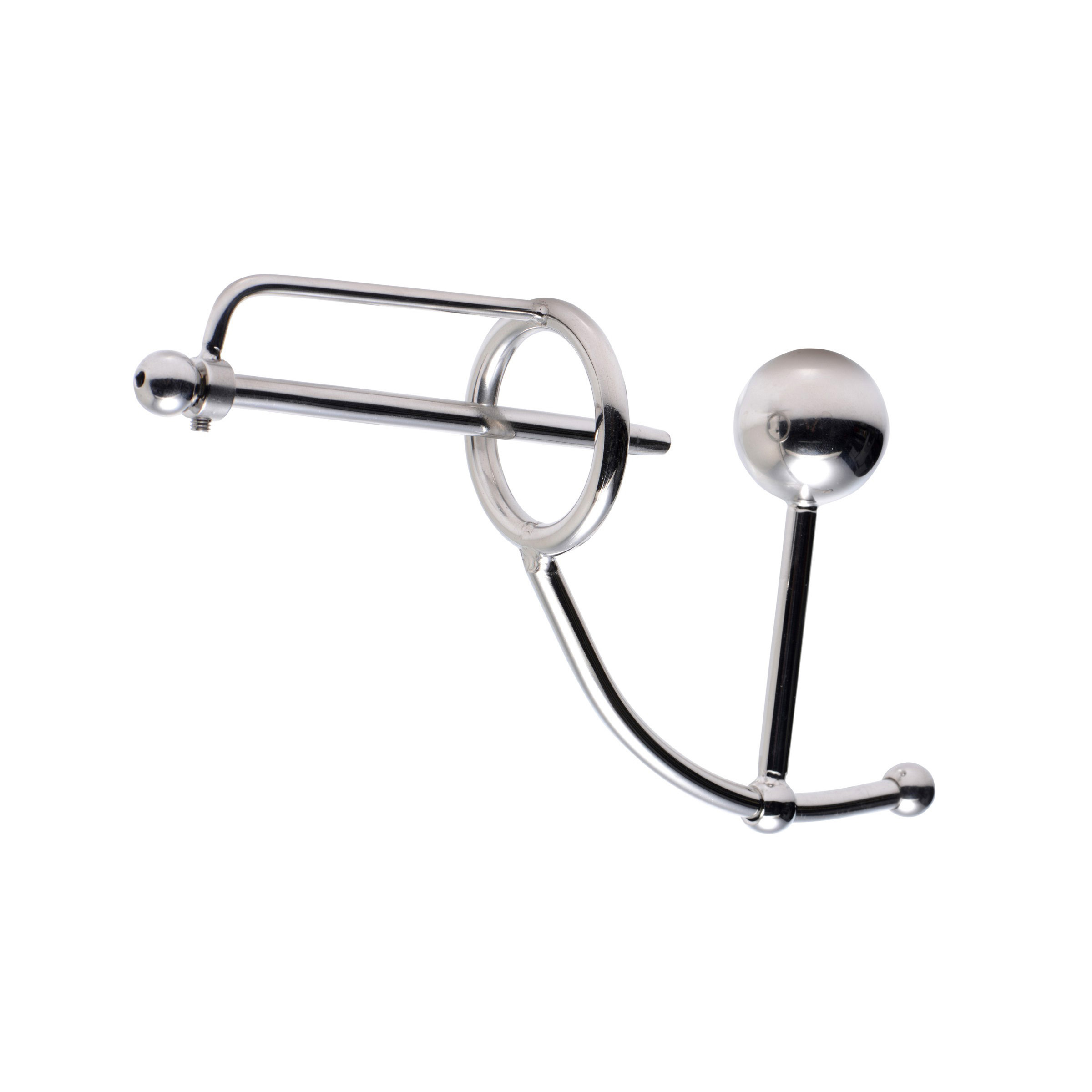 Penis Plug With Anal Intruder Cock Ring - Sliding Anal Intruder and Urethral Insert: Sex Toy Distributing