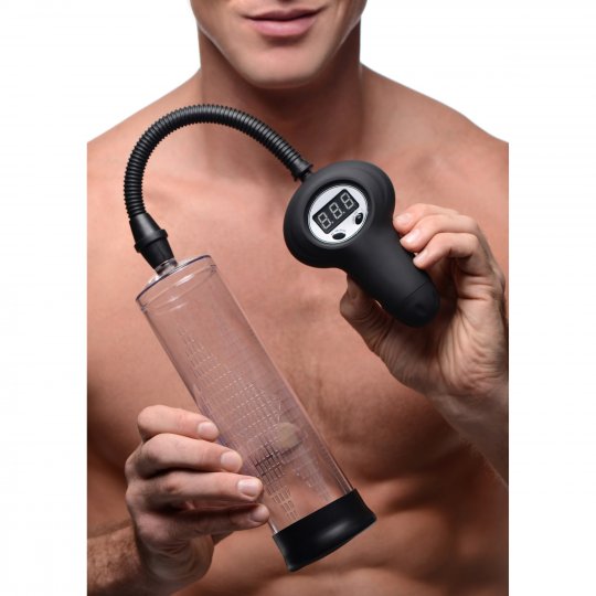 Automatic Digital Penis Pump with Easy Grip Sex Toy Distributing