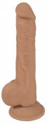 Silexpan Hypoallergenic Light Silicone Dildo with Balls - 9 Inch
